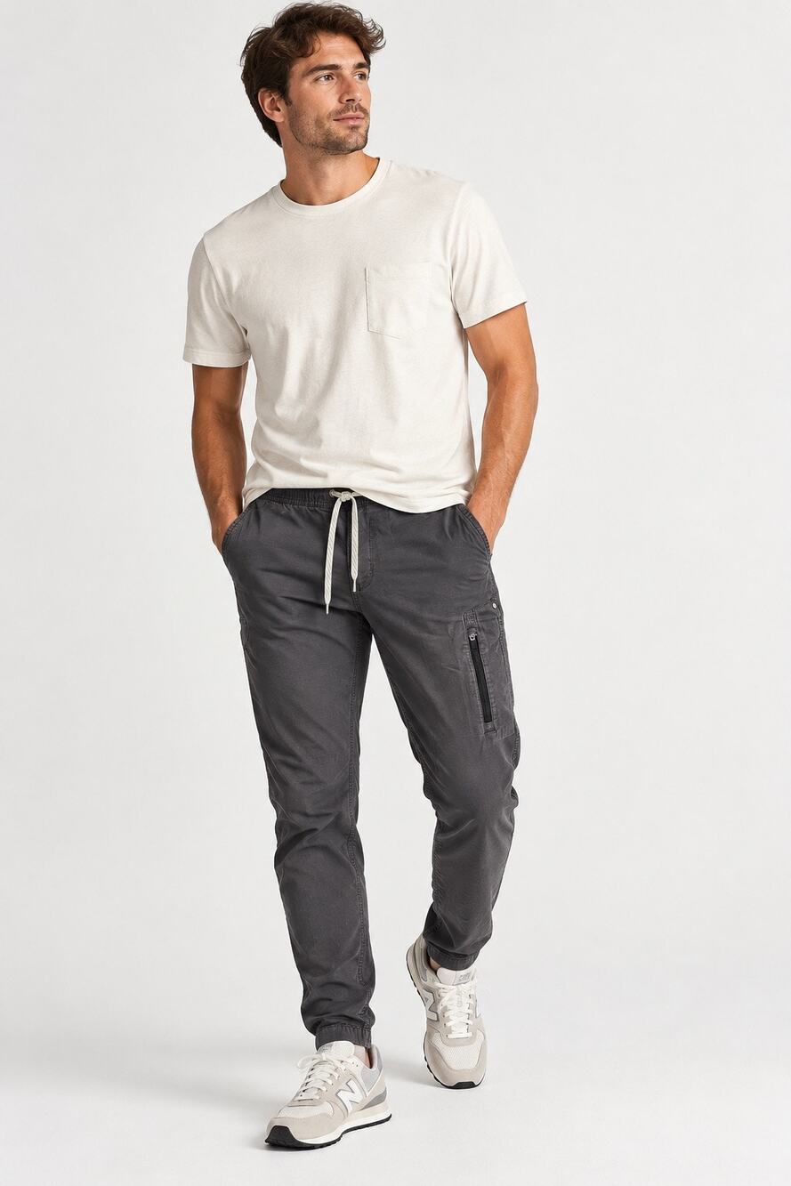 Vuori Ripstop Pants Mens M Charcoal Gray Adventure Stretch Jogger Hiking NWT